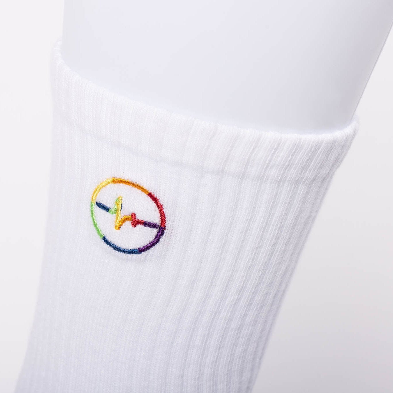 White Heartbeat LGBTQI+ - Organic Cotton Socks