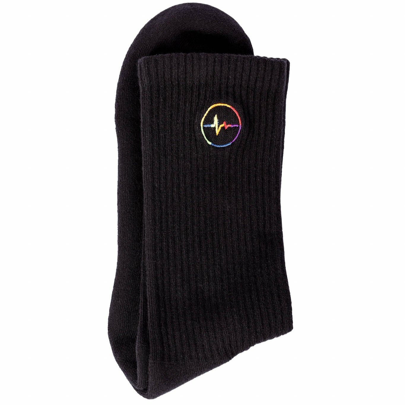 Black Heartbeat LGBTQI+ - Organic Cotton Socks