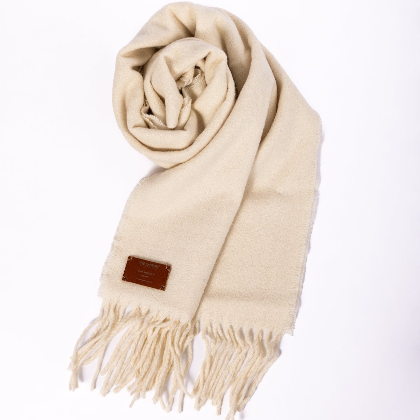 Wool Scarf White