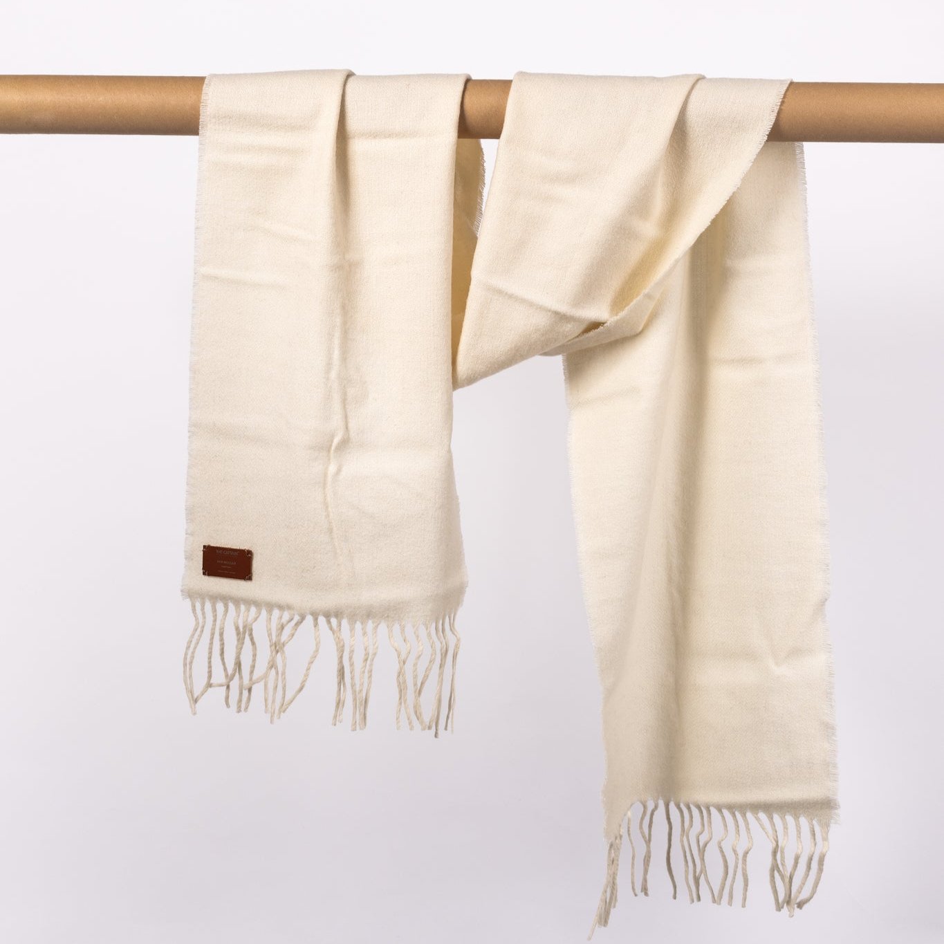 Wool Scarf White